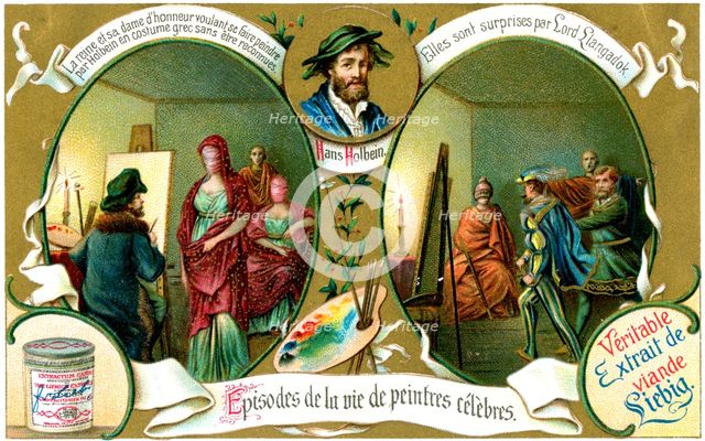 Episodes of the Life of Famous Painters: Hans Holbein, (c1900). Artist: Unknown
