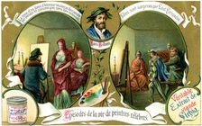 Episodes of the Life of Famous Painters: Hans Holbein, (c1900)