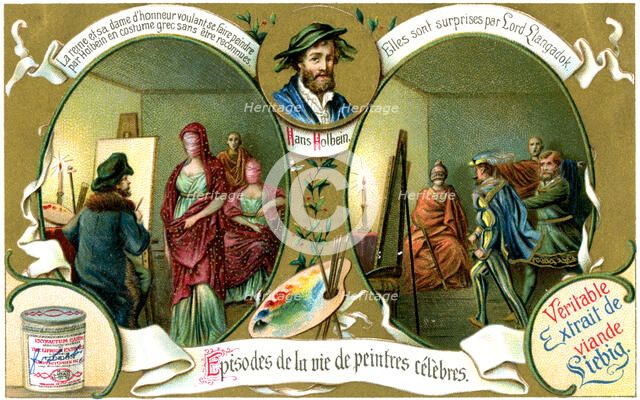 Episodes of the Life of Famous Painters: Hans Holbein, (c1900). Artist: Unknown