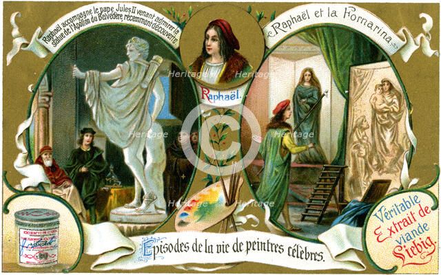 Episodes of the Life of Famous Painters: Raphael, (c1900). Artist: Unknown