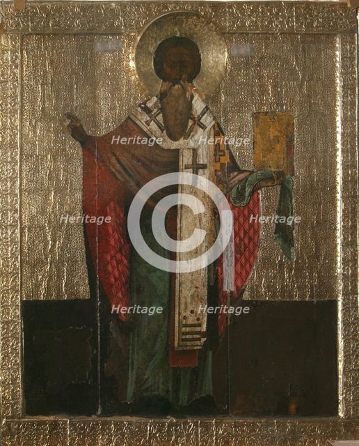 Epiphanius of Salamis, 1645. Artist: Fomin, Terenty (active 1646–1670)