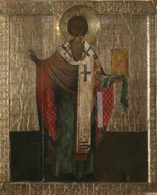 Epiphanius of Salamis, 1645. Artist: Fomin, Terenty (active 1646–1670)