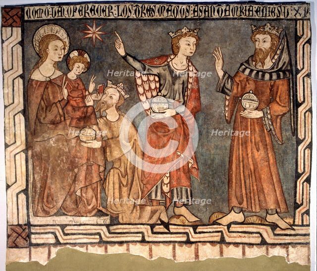 Epiphany', fresco transferred to canvas.