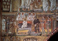 Epiphany, mosaic of the triumphal arch of the church of Santa Maria Maggiore in Rome