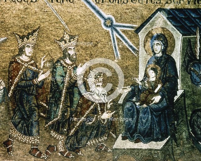 Epiphany, mosaic, Saint Mark's Basilica, Venice, Italy, 12th-14th centuries. Creator: LTL.