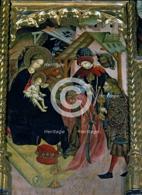  'Epiphany', table of the altarpiece of the Virgin of the Scale, documented work between 1437 and…