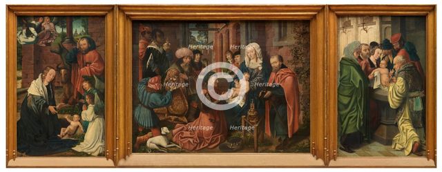 Epiphany Triptych, 1500. Creator: Master of Frankfurt.