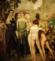 Epitalamio o Las bodas del príncipe Néstor (Epithalamium or The Marriage of Prince Néstor), 1909. Creator: Néstor, (Néstor Martín-Fernández de la Torre) (1887-1938)