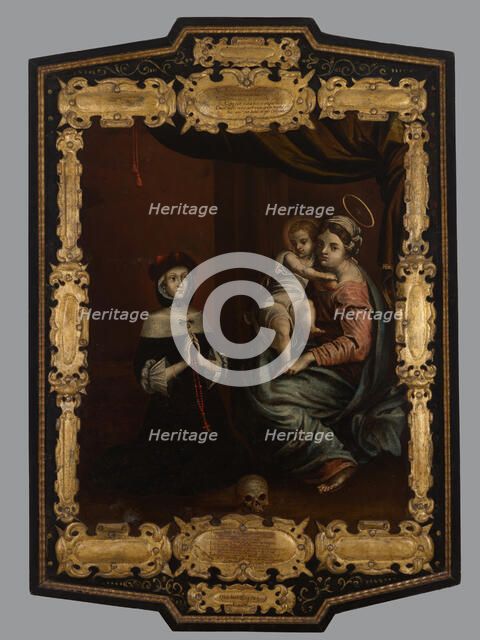 Epitaph of Katarzyna Jugiewic, from the St Mary's Church in Krakow, between 1684-1689. Creator: Unknown.