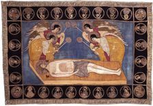 Epitaphios of Grand Prince Dmitry Shemyaka, 1444. Artist: Ancient Russian Art