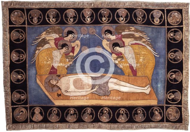 Epitaphios of Grand Prince Dmitry Shemyaka, 1444. Artist: Ancient Russian Art  
