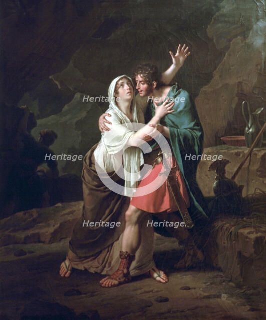 'Eponine et Sabinus', 1802. Artist: Nicolas Andre Monsiau