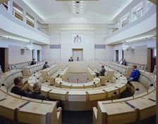Epping Civic Offices, High Street, Epping, Epping Forest, Essex, 14/06/1990. Creator: John Laing plc