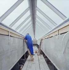 Epping Civic Offices, High Street, Epping, Epping Forest, Essex, 22/03/1989. Creator: John Laing plc