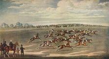 Epsom Races 19th century. Artist: Smart & Hunt