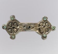 Equal-Arm Brooch, Frankish, 7th-8th century. Creator: Unknown