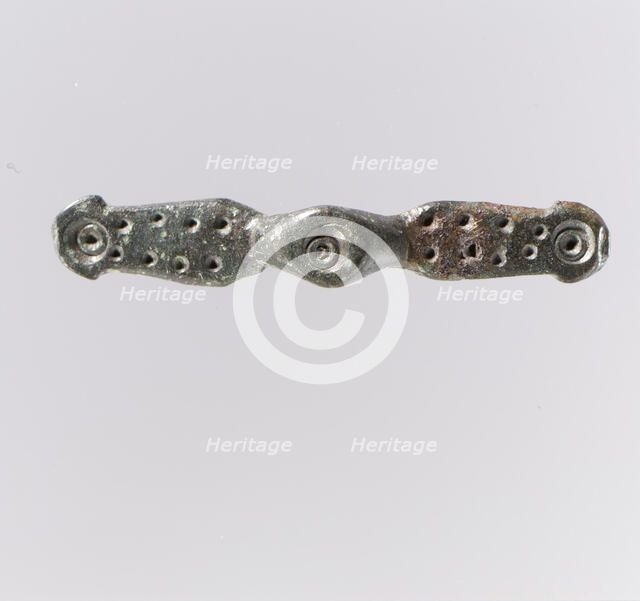 Equal-Arm Brooch, Frankish, 7th-8th century. Creator: Unknown.