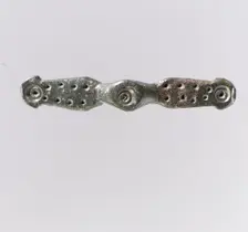 Equal-Arm Brooch, Frankish, 7th-8th century. Creator: Unknown