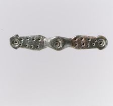 Equal-Arm Brooch, Frankish, 7th-8th century. Creator: Unknown
