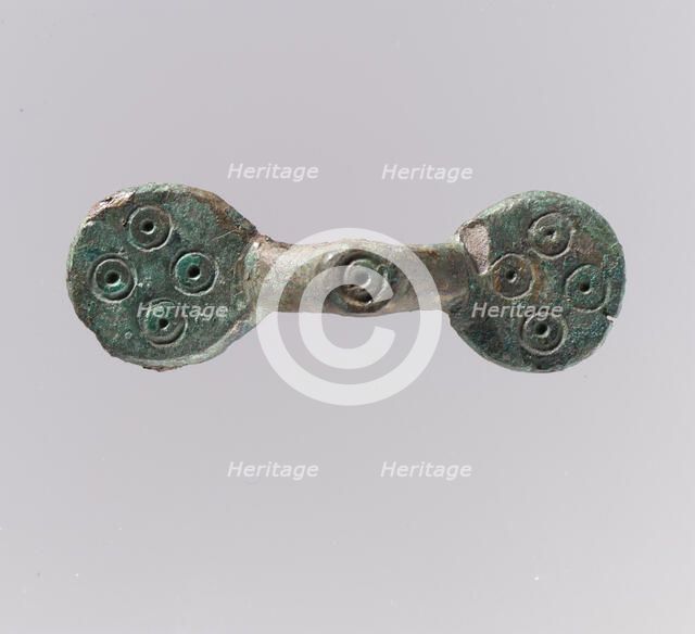 Equal-Arm Brooch, Frankish, 7th-8th century. Creator: Unknown.