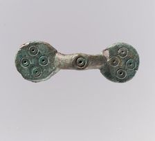 Equal-Arm Brooch, Frankish, 7th-8th century. Creator: Unknown