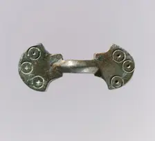 Equal-Arm Brooch, Frankish, 7th century. Creator: Unknown