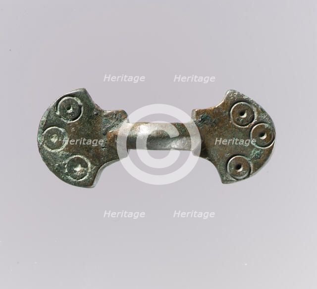 Equal-Arm Brooch, Frankish, 7th century. Creator: Unknown.