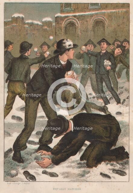 'Equally Matched', 19th century. Creator: Unknown.