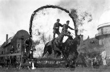 Equestrian event at Fort Sheridan, Illinois, USA, 1920