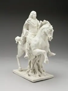 Equestrian Figure, Vienna, c. 1735/40. Creator: Du Paquier Porcelain Manufactory