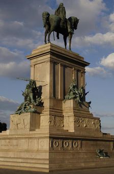 Equestrian monument dedicated to Giuseppe Garibaldi, Piazza Garibaldi, Rome, Italy, 2009. Creator: LTL