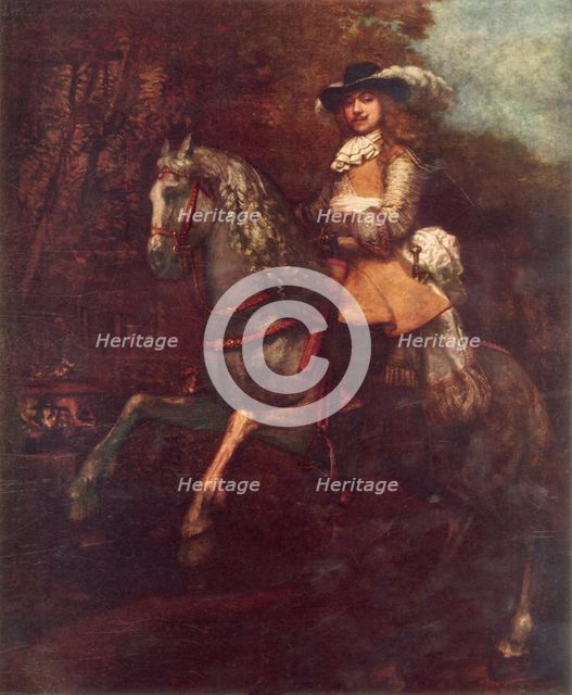 'Equestrian Portrait', 1663?, (1967). Creator: Rembrandt Harmensz van Rijn.