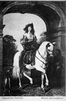 Equestrian Portrait by Millais and Landseer. Creators: John Everett Millais, Edwin Henry Landseer