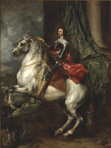 Equestrian portrait of Thomas Francis of Savoy (1596-1656), Prince of Carignano, 1634. Creator: Dyck, Sir Anthonis van (1599-1641)