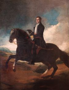 Equestrian portrait of the Duke of Wellington, 1812. Artist: Francisco Goya