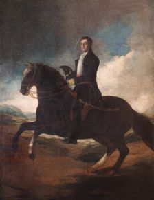 Equestrian portrait of the Duke of Wellington, 1812. Artist: Francisco Goya