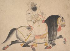 Equestrian Portrait of a Noble, ca. 1775. Creator: Bakhta