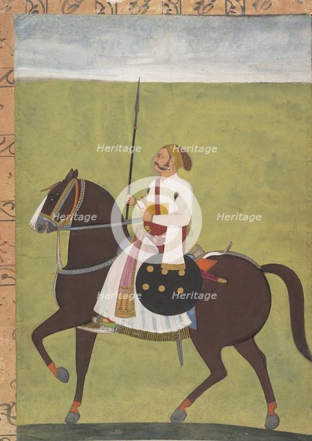 Equestrian Portrait of a Nobleman, ca. 1710-20. Creator: Unknown.