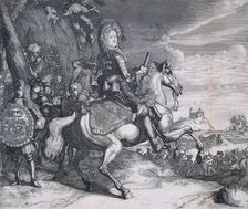 Equestrian Portrait of Alexander Danilovich Menshikov c1707. Creator: Pickaert, Pieter (ca 1670-1737)