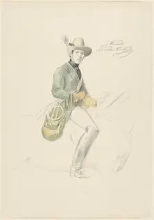 Equestrian portrait of Alexander I, Prince of the Netherlands, 1843-1871. Creator: Willem Daniel de Vignon van Alphen