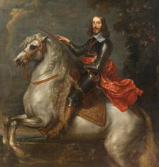 Equestrian portrait of Archduke Leopold Wilhelm of Austria (1614-1662), . Creator: Dyck; Sir Anthony van; (Studio of) ()