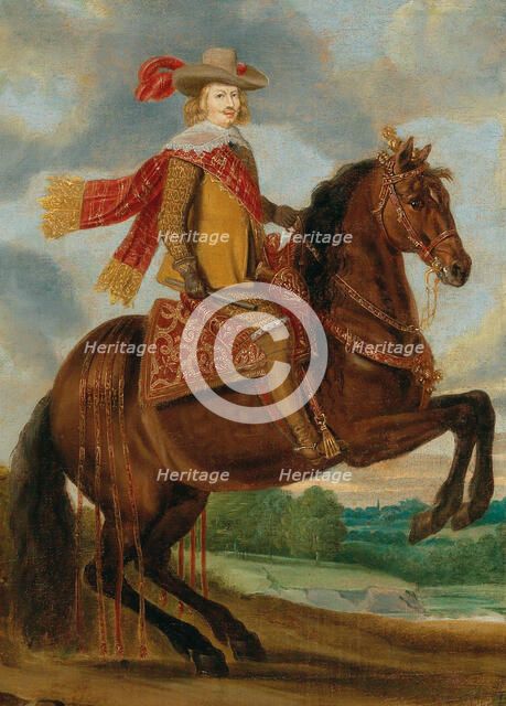 Equestrian Portrait of Cardinal-Infante Ferdinand of Austria (1609-1641). Creator: Crayer, Caspar de (1584-1669).