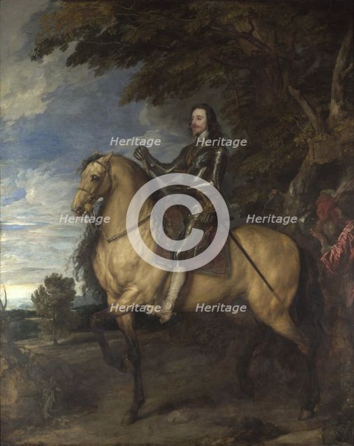 Equestrian Portrait of Charles I, ca 1638. Artist: Dyck, Sir Anthonis, van (1599-1641)