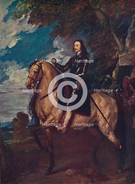 'Equestrian Portrait of Charles I', c1637, (c1915). Artist: Anthony van Dyck.