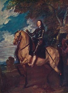 Equestrian Portrait of Charles I c1637, (c1915). Artist: Anthony van Dyck