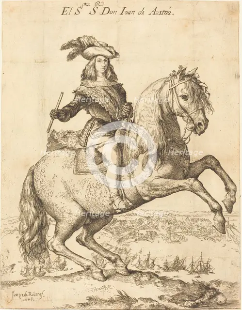 Equestrian Portrait of Don Juan de Austria, 1648. Creator: Jusepe de Ribera.