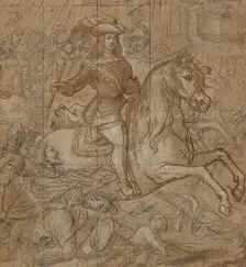 Equestrian Portrait of Don Juan José of Austria, about 1660-1680. Creator: Jose Ximenez Donoso