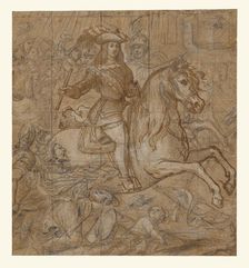 Equestrian Portrait of Don Juan José of Austria, about 1660-1680. Creator: Jose Ximenez Donoso