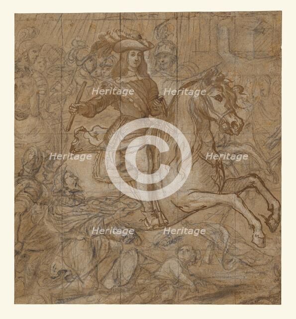 Equestrian Portrait of Don Juan José of Austria, about 1660-1680. Creator: Jose Ximenez Donoso.