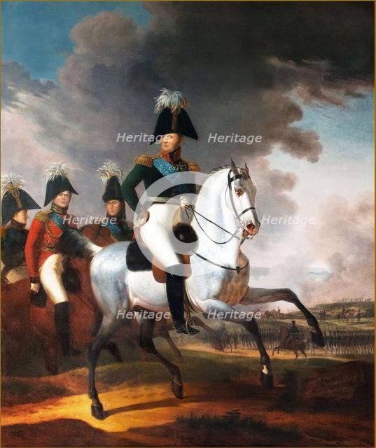 Equestrian Portrait of Emperor Alexander I (1777-1825).